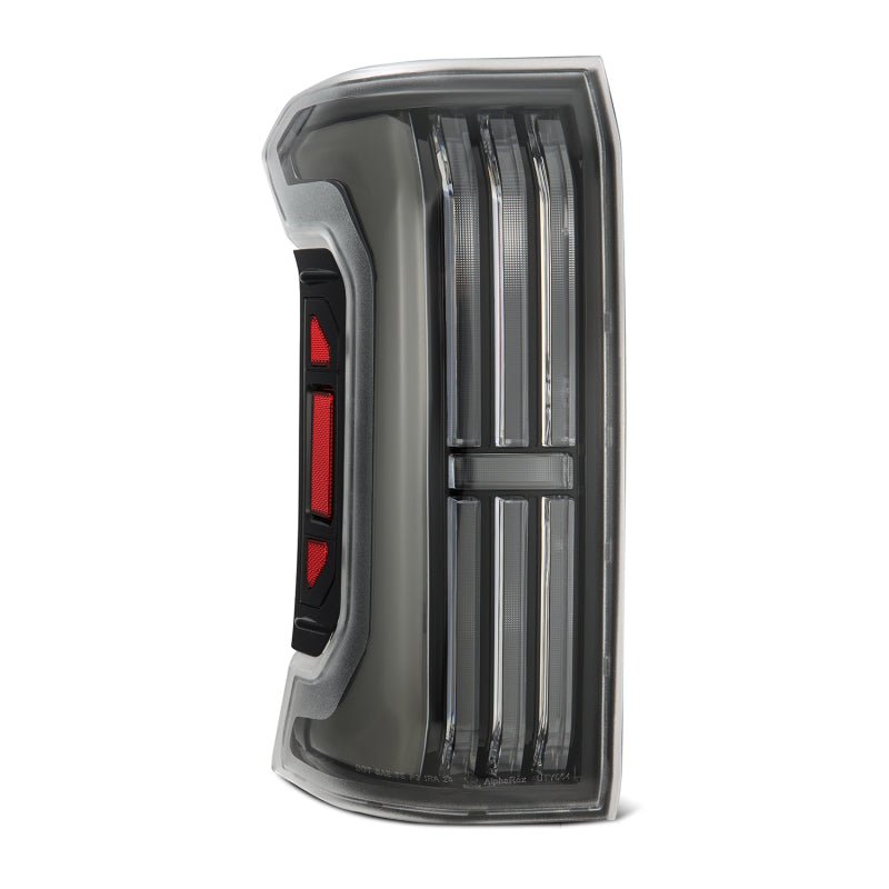 AlphaRex 24 - 25 Toyota Tacoma NOVA - Series LED Prismatic Tail Lights - Black - JDMuscleSPKarx679020