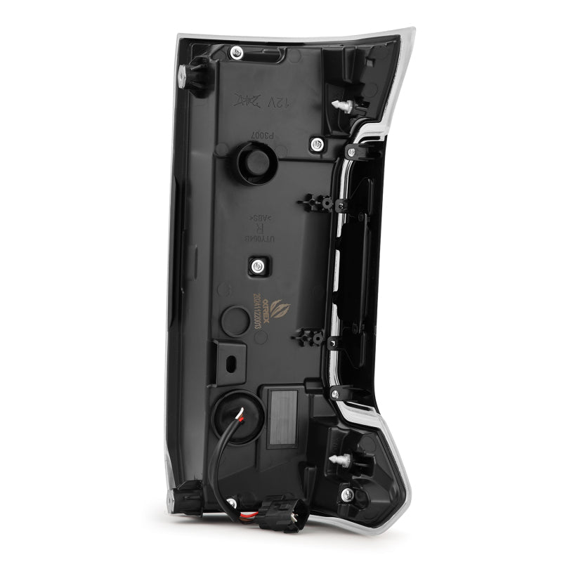 AlphaRex 24 - 25 Toyota Tacoma NOVA - Series LED Prismatic Tail Lights - Black - JDMuscleSPKarx679020