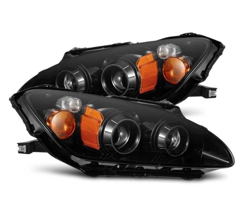 AlphaRex 99 - 09 Honda S2000 LUXX - Series Projector LED Headlights - Alpha - Black - JDMuscleSPKarx880270
