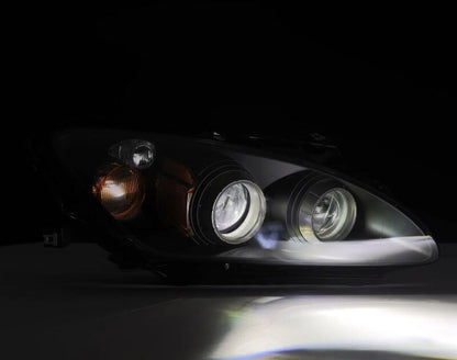 AlphaRex 99 - 09 Honda S2000 LUXX - Series Projector LED Headlights - Black - JDMuscleSPKarx880271