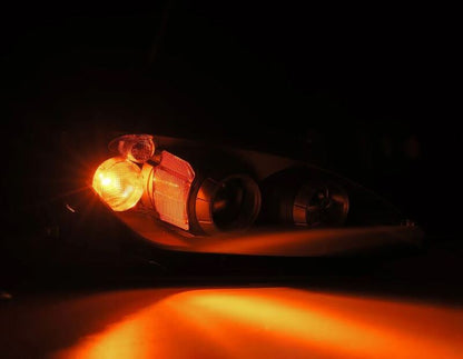 AlphaRex 99 - 09 Honda S2000 LUXX - Series Projector LED Headlights - Black - JDMuscleSPKarx880271