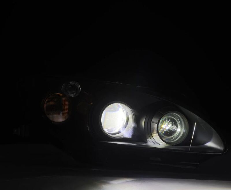 AlphaRex 99 - 09 Honda S2000 LUXX - Series Projector LED Headlights - Black - JDMuscleSPKarx880271