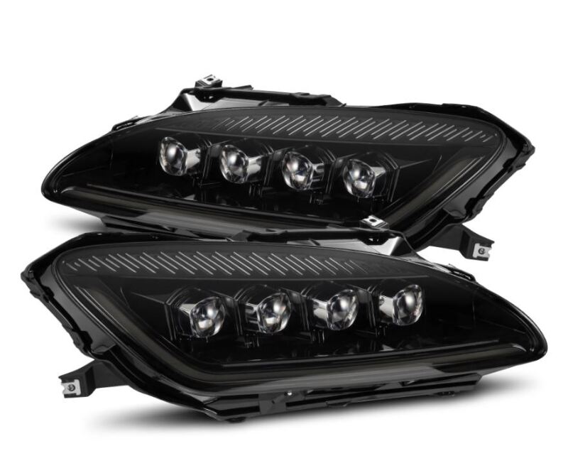 AlphaRex 99 - 09 Honda S2000 NOVA - Series Projector LED Headlights - Alpha - Black - JDMuscleSPKarx880272