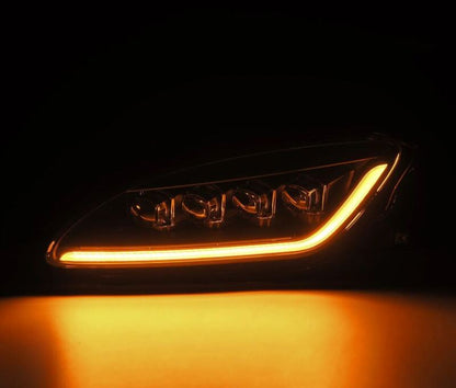 AlphaRex 99 - 09 Honda S2000 NOVA - Series Projector LED Headlights - Black - JDMuscleSPKarx880273