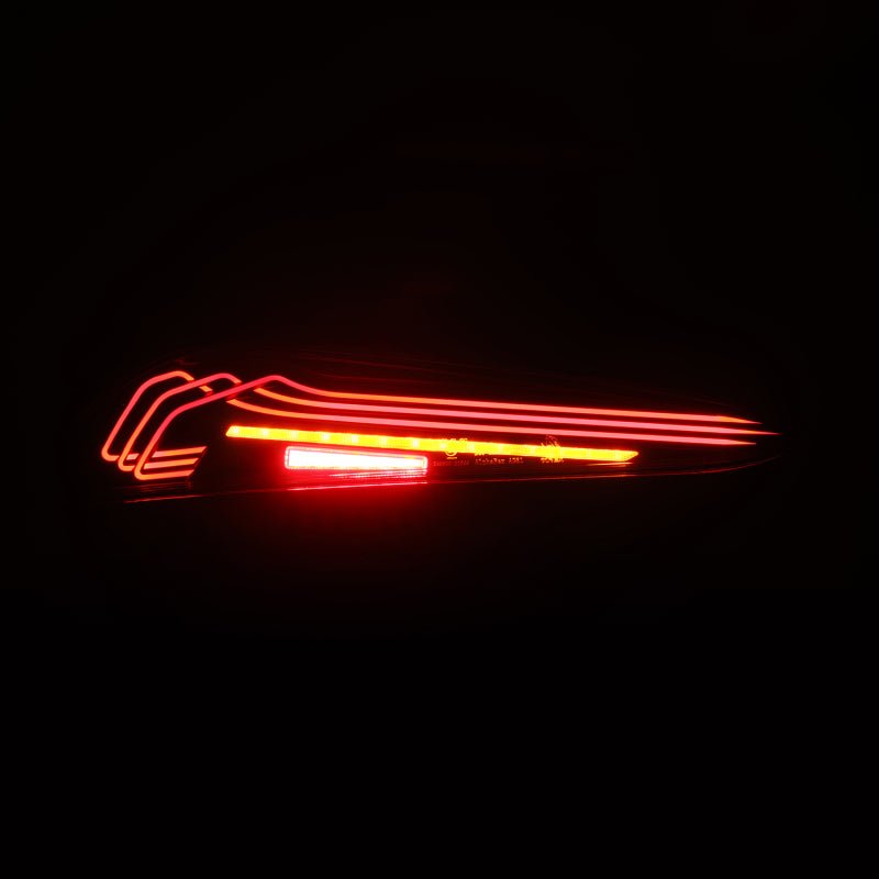 AlphaRex LUXX - Series Laser Style LED Tail Lights for 2020 - 2024 Toyota Supra - Black and Red | arx609030 - JDMuscleSPK837075
