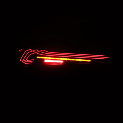 AlphaRex LUXX - Series Laser Style LED Tail Lights for 2020 - 2024 Toyota Supra – Black Finish | arx609010 - JDMuscleSPK837077
