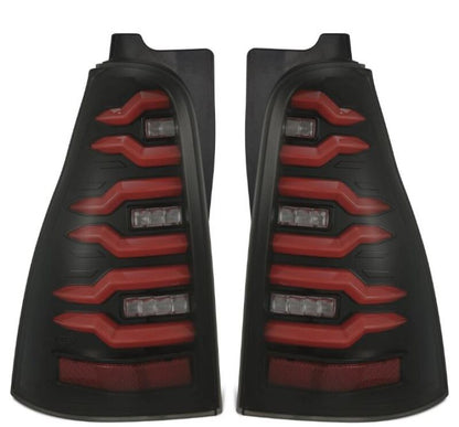 AlphaRex LUXX - Series LED Tail Lights for Toyota 4Runner 2003 - 2009 - Black and Red | arx690080 - JDMuscleSPK847429