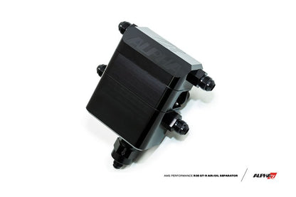 AMS [09-14 GT-R] Alpha Performance Air/Oil Separator - Black - JDMuscleAir Oil SeparatorsamsALP.07.04.0023-1