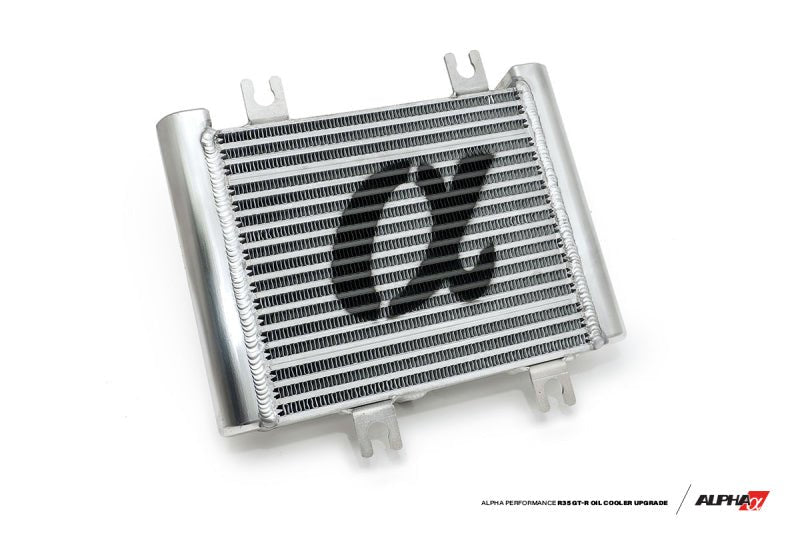 AMS Performance [09-14 GT-R] Alpha Factory Replacement Engine Oil Cooler - Black - JDMuscleFluid CoolersamsALP.07.02.0104-1