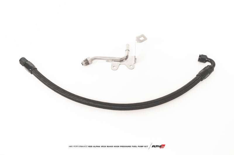 AMS Performance [16-19 Infiniti Q50][17-19 Infiniti Q60] VR30DDTT Big Bore High-Pressure Fuel Pump Low-Pressure Feed Line - Black - JDMuscleFuel Lines and FittingsamsALP.28.07.0005-1