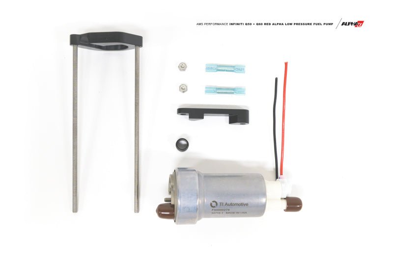 AMS Performance [16-19 Q50 / 17-19 Q60] Alpha Low Pressure Fuel Pump Upgrade Kit - Black - JDMuscleFuel Injectors and AccessoriesamsALP.28.07.0002-1