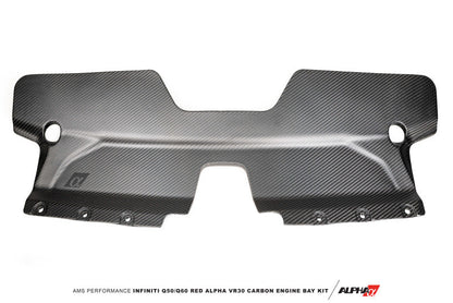 AMS Performance [17+ Q60 / 16+ Q50] Alpha Front Duct - Matte Carbon - JDMuscleIntakesamsALP.28.06.0002-1