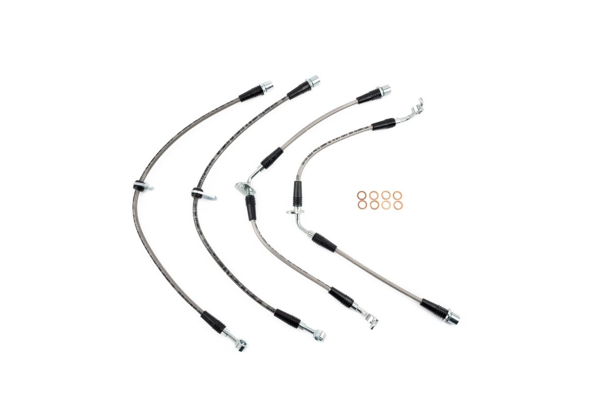 AMS Performance [22 - 25 WRX MT] Stainless Steel Brake Lines | AMS.50.01.0001 - 1 - JDMuscleBrake LinesamsAMS.50.01.0001-1