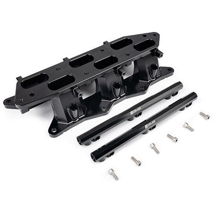 AMS Performance 23 - 24 Nissan Z Port Injection Lower Manifold - Black | AMS.47.08.0001 - 1 - JDMuscleFuel Injectors and AccessoriesamsAMS.47.08.0001-1