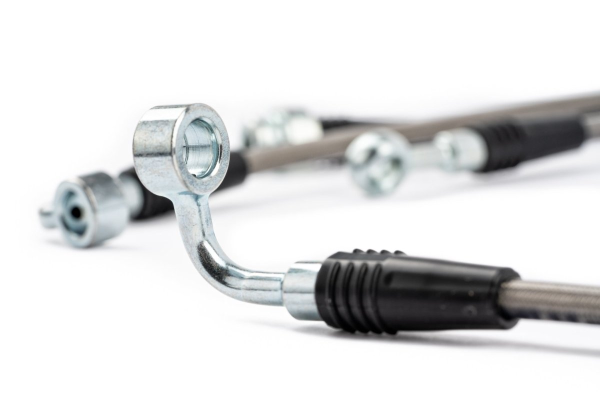 AMS Performance 23 - 24 Nissan Z Stainless Steel Brake Lines | 4 Lines | AMS.47.01.0001 - 1 - JDMuscleBrake LinesamsAMS.47.01.0001-1