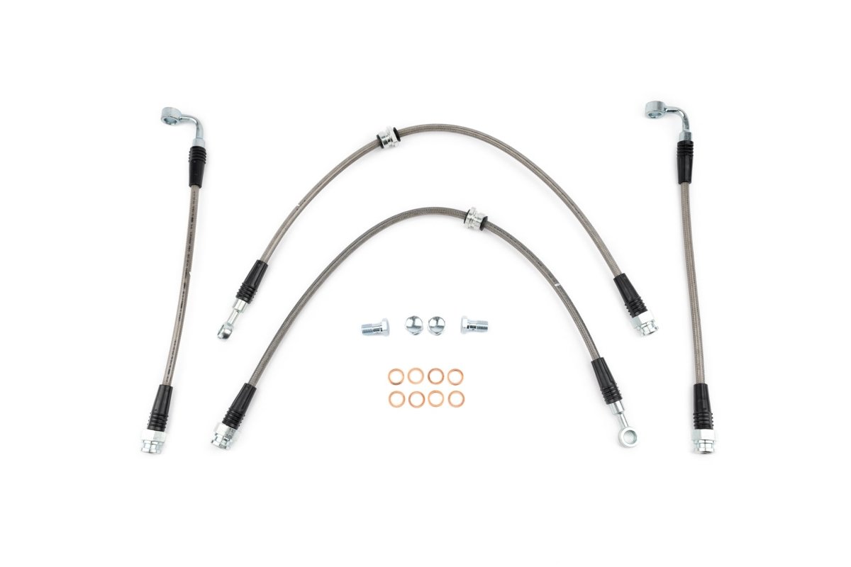 AMS Performance 23 - 24 Nissan Z Stainless Steel Brake Lines | 4 Lines | AMS.47.01.0001 - 1 - JDMuscleBrake LinesamsAMS.47.01.0001-1