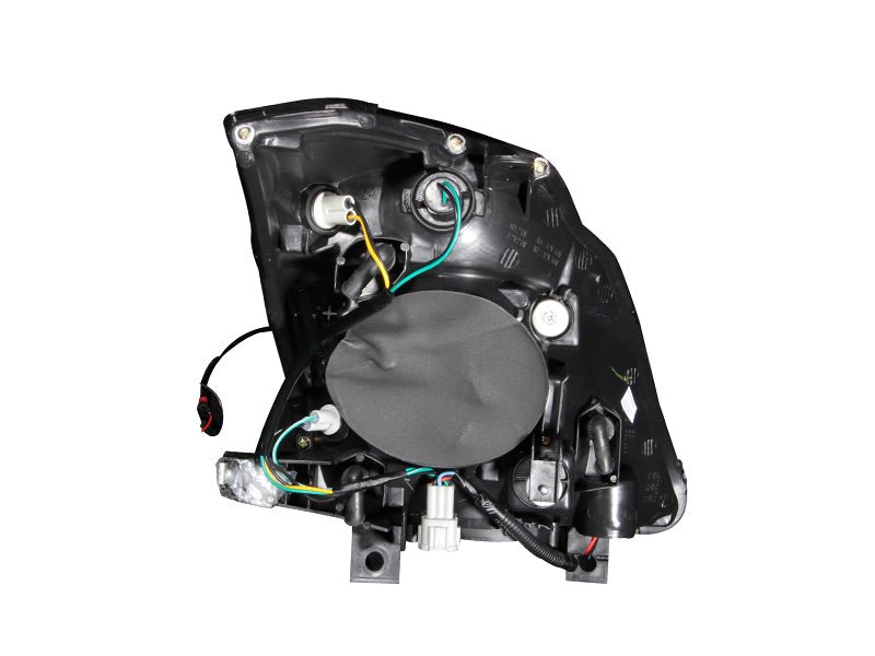 ANZO [03-05 350Z] Crystal Headlight Set - Clear Lens, Black Housing, Non-HID - JDMuscleHeadlightsanz121108