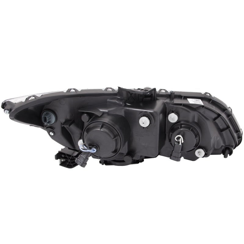 ANZO [12-15 Civic] Projector Headlight Set with U-Bar - Clear Lens, Black Housing - JDMuscleHeadlight Setsanz121479