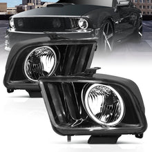 ANZO 2005 - 2009 Ford Mustang Crystal Headlights with Halo - Black Housing and CCFL, Pair | anz121033 - JDMuscleSPK103989