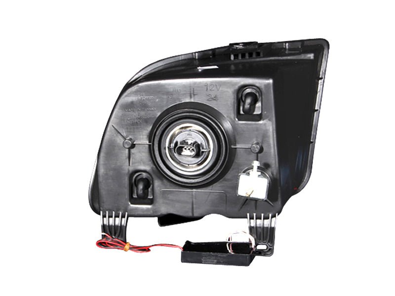 ANZO 2005 - 2009 Ford Mustang Crystal Headlights with Halo - Black Housing and CCFL, Pair | anz121033 - JDMuscleSPK103989