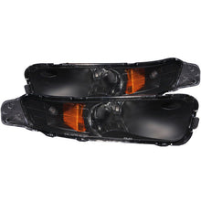 ANZO 2005 - 2009 Ford Mustang Euro Parking Lights with Black Housing and Amber Reflector | anz511002 - JDMuscleSPK104783