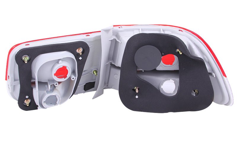 ANZO [96-00 Civic] Tail Light Assembly - Red/Clear OEM Lens, 4-Piece Pair - JDMuscleTail Lightsanz221147