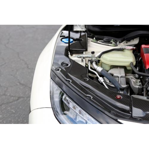 APR 17 - 21 Honda Civic Type - R Carbon Fiber Cooling Plate (Kit) | APPCF - 917022 - JDMuscleRadiator ShroudsAPPCF-917022