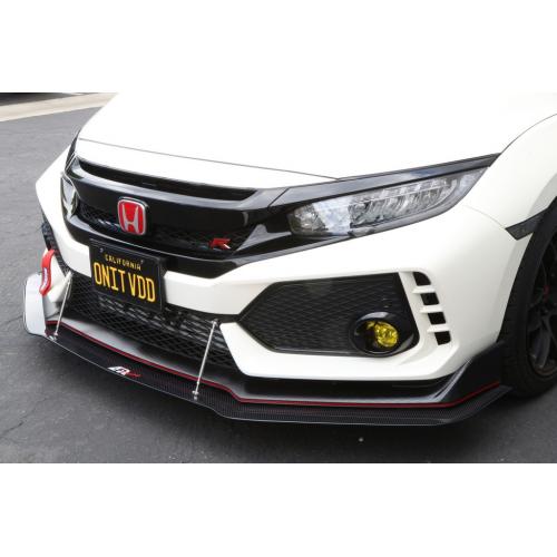 APR 17-21 Honda Civic Type-R Front Wind Splitter w/Factory Lip | APPCW-917022