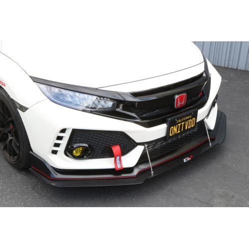 APR 17-21 Honda Civic Type-R Front Wind Splitter w/Factory Lip | APPCW-917022