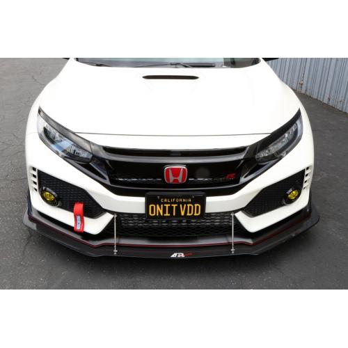 APR 17-21 Honda Civic Type-R Front Wind Splitter w/Factory Lip | APPCW-917022