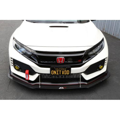APR 17-21 Honda Civic Type-R Front Wind Splitter w/Factory Lip | APPCW-917022