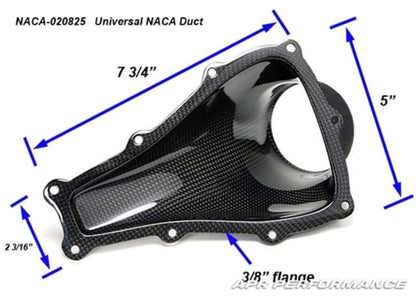 APR Carbon Fiber NACA Duct Type 1 Universal | NACA-020825