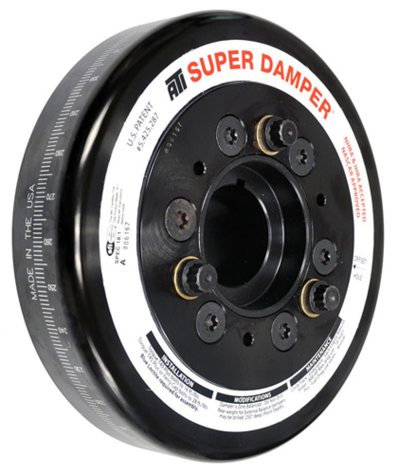 ATI [09-21 GT-R] Super Damper with 7-Groove Rear Pulley, OEM Size - Aluminum - JDMusclePulleysappATI918654