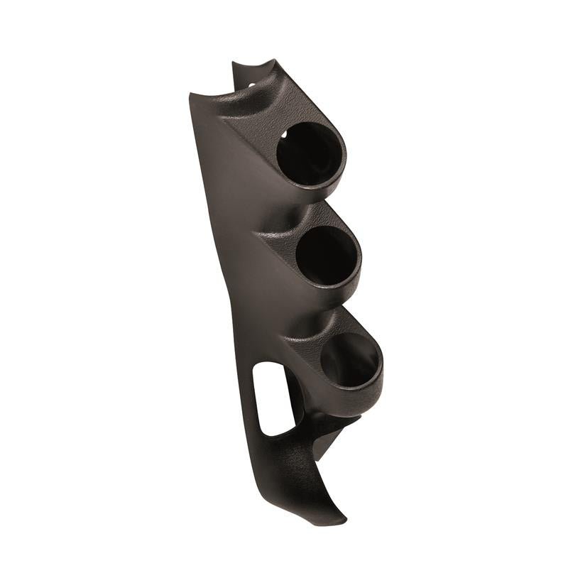 AutoMeter 05 - 09 Chevrolet Corvette Black Triple Pillar Mounting Solution with 2 - 1/16" Gauge Integration | atm12195 - JDMuscleSPK251658