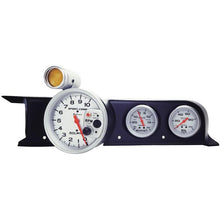 AutoMeter 87 - 93 Ford Mustang Fox Body Dash Top Triple 5 - inch Pedestal Tachometer with Dual 2 - 5/8 Inch Gauges | atm49102 - JDMuscleSPK124257