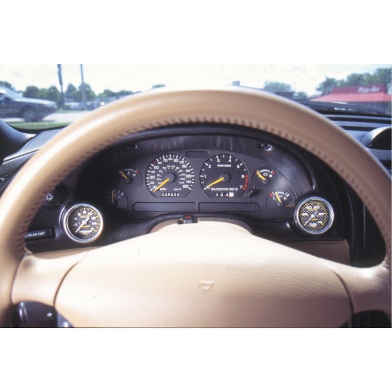 AutoMeter 94 - 00 Ford Mustang 52mm Black Dual Instrument Cluster Bezel | atm10003 - JDMuscleSPK271566