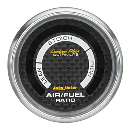 Autometer Carbon Fiber 52mm Electronic Air Fuel Gauge - JDMuscleSPKatm4775