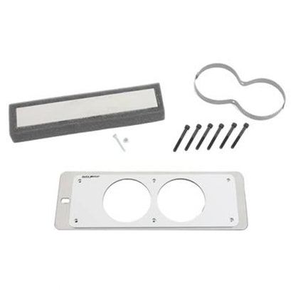 AutoMeter Mounting Solutions Gauge Mount Cage for 1988 - 1993 Ford Mustang, 2 - 5/8 inch Silver | atm50105 - JDMuscleSPK364554