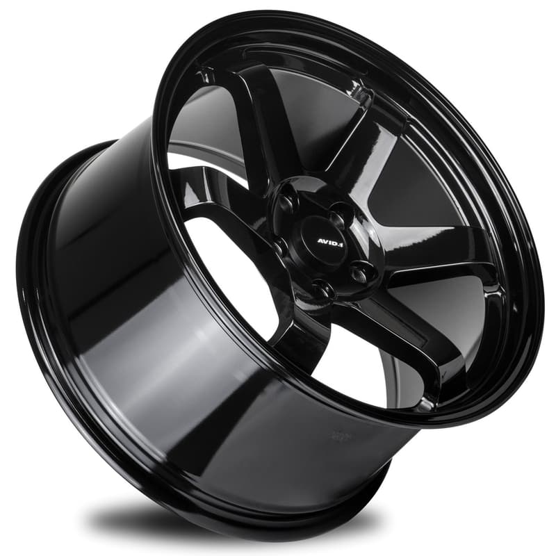 AVID1 Wheels AV06 Gloss Black - JDMuscleWheelsAV0618955H38GBK18x9.55x114.3+38mm