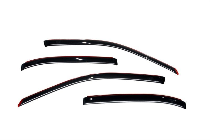 AVS [02-05 Civic] Ventvisor In-Channel Front & Rear Window Deflectors, 4-Piece - Smoke - JDMuscleWindow Deflectorsavs194213
