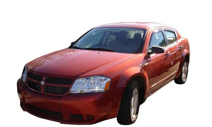 AVS [02-05 Civic] Ventvisor In-Channel Front & Rear Window Deflectors, 4-Piece - Smoke - JDMuscleWindow Deflectorsavs194213