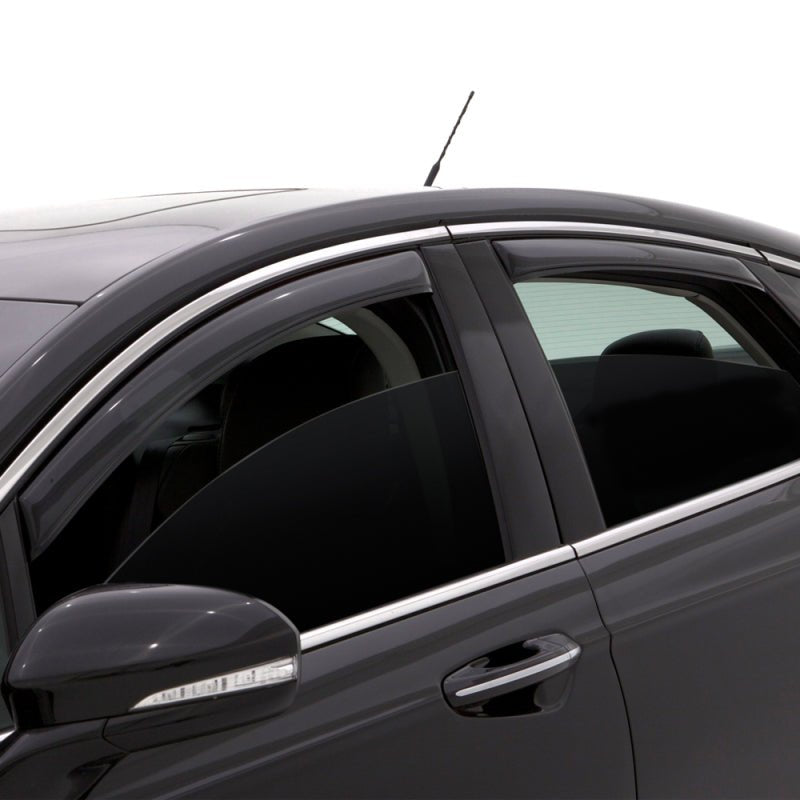 AVS [02-05 Civic] Ventvisor In-Channel Front & Rear Window Deflectors, 4-Piece - Smoke - JDMuscleWindow Deflectorsavs194213