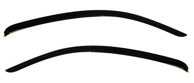 AVS 12 - 14 Ford Mustang Ventvisor Outside Mount Window Deflectors 2pc - Smoke | avs92024 - JDMuscleSPK157026