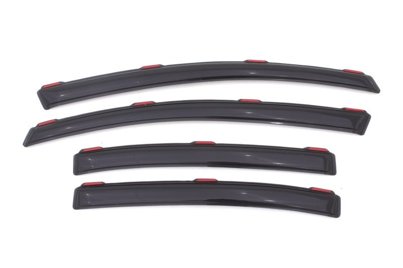 AVS [12-15 Civic] Ventvisor In-Channel Front & Rear Window Deflectors 4-Piece - Smoke - JDMuscleWindow Deflectorsavs194462