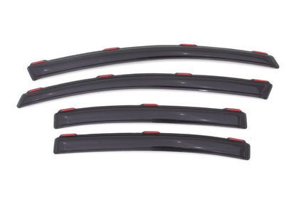 AVS [12-15 Civic] Ventvisor In-Channel Front & Rear Window Deflectors 4-Piece - Smoke - JDMuscleWindow Deflectorsavs194462