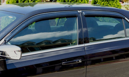 AVS [16-17 Civic] Ventvisor Outside-Mount Window Deflectors, 4-Piece - Smoke - JDMuscleWindow Deflectorsavs94682