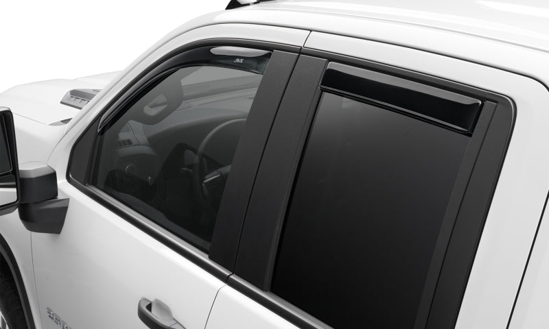 AVS 17 - 22 Mazda CX - 5 In - Channel Ventvisor Front & Rear Window Deflectors 4pc - Smoke - JDMuscleNon - Categorizedavs194702