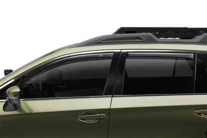 AVS 19 - 24 Subaru Ascent In - Channel Ventvisor Set - Smoke Finish - JDMuscleSPK795401