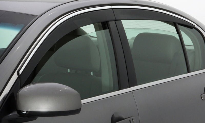 AVS 20 - 25 Subaru Outback Low Profile Window Deflectors with Chrome Trim - JDMuscleSPK823266