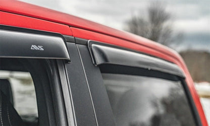 AVS 2024 Toyota Tacoma Smoke Ventvisor 4 - Piece Side Window Deflectors - Outside Mount | avs94270 - JDMuscleSPK796109